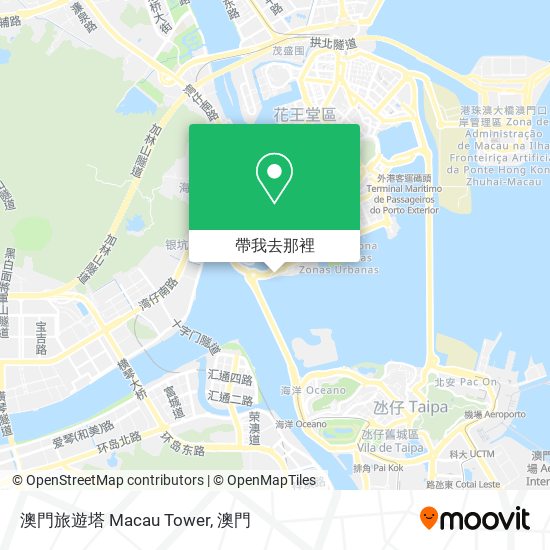 澳門旅遊塔 Macau Tower地圖