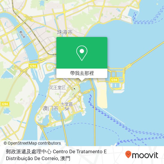 郵政派遞及處理中心 Centro De Tratamento E Distribuição De Correio地圖