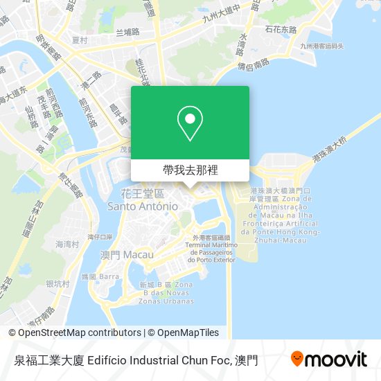 泉福工業大廈 Edifício Industrial Chun Foc地圖