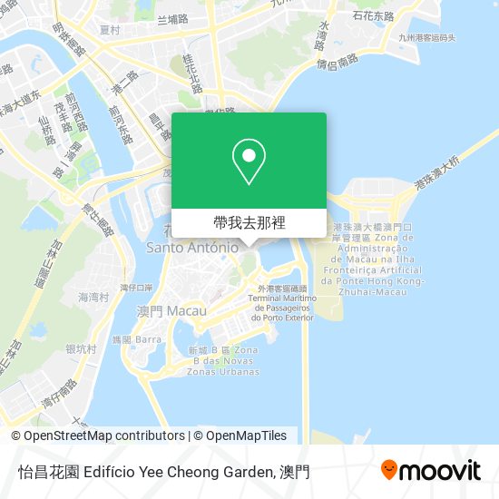怡昌花園 Edifício Yee Cheong Garden地圖