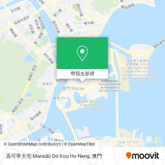 高可寧大宅 Mansão Do Kou Ho Neng地圖