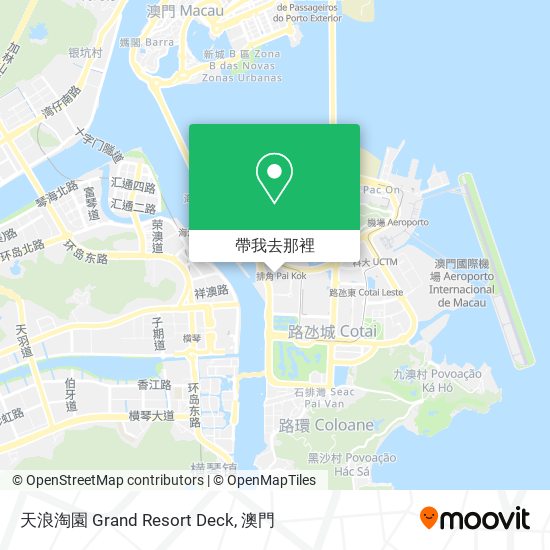 天浪淘園 Grand Resort Deck地圖