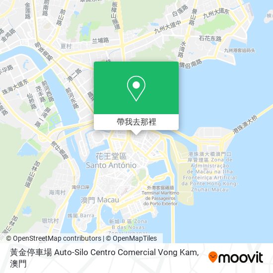 黃金停車場 Auto-Silo Centro Comercial Vong Kam地圖