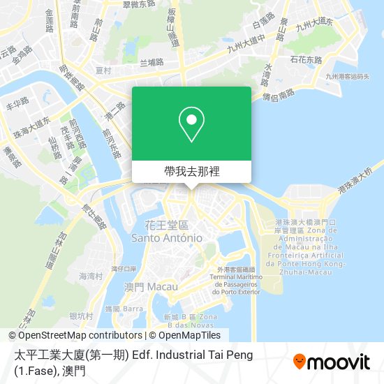 太平工業大廈(第一期) Edf. Industrial Tai Peng (1.Fase)地圖