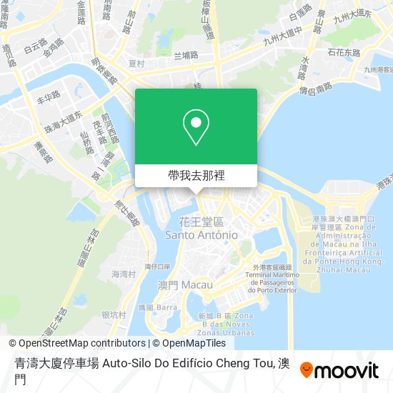 青濤大廈停車場 Auto-Silo Do Edifício Cheng Tou地圖