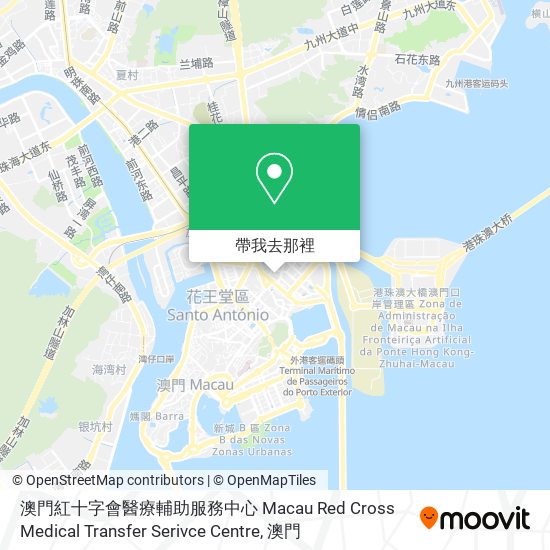 澳門紅十字會醫療輔助服務中心 Macau Red Cross Medical Transfer Serivce Centre地圖
