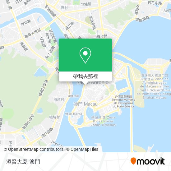 添賢大廈地圖