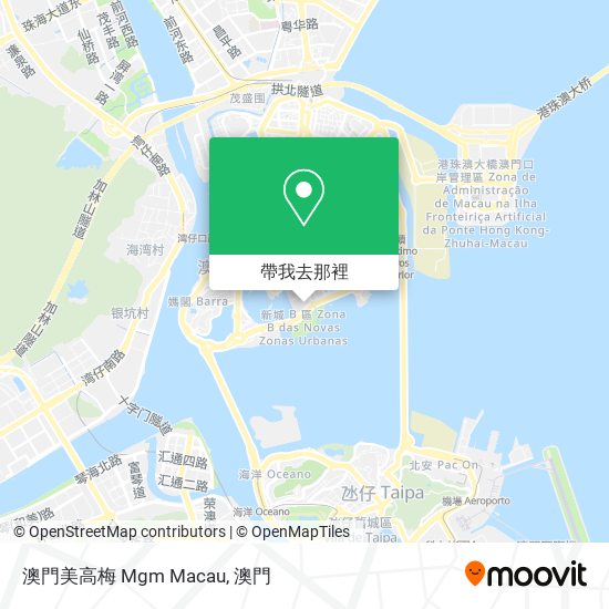 澳門美高梅 Mgm Macau地圖