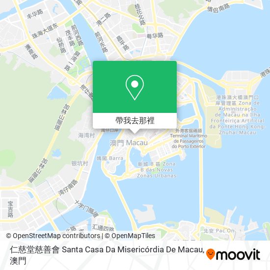 仁慈堂慈善會 Santa Casa Da Misericórdia De Macau地圖