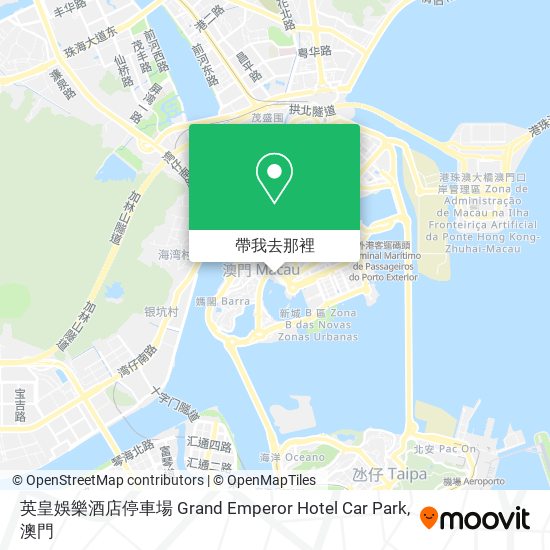 英皇娛樂酒店停車場 Grand Emperor Hotel Car Park地圖