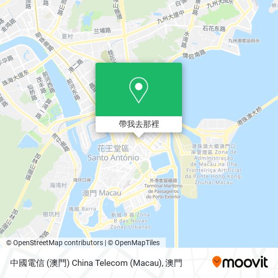 中國電信 (澳門) China Telecom (Macau)地圖