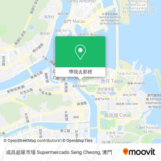 成昌超級市場 Supermercado Seng Cheong地圖