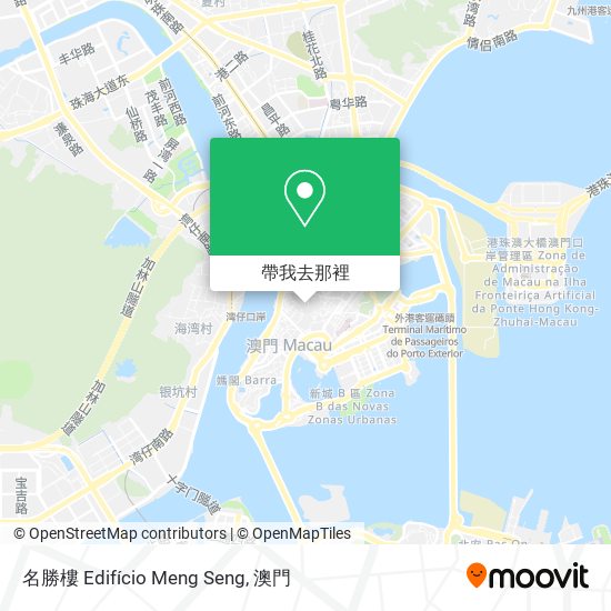 名勝樓 Edifício Meng Seng地圖