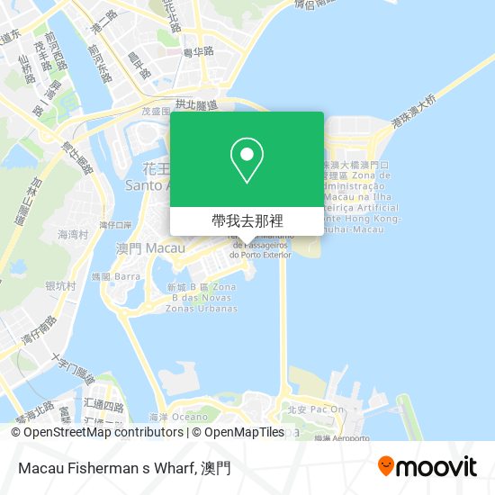 Macau Fisherman s Wharf地圖