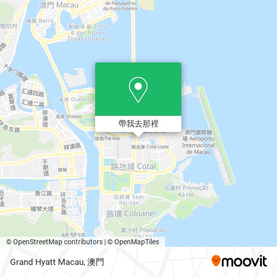 Grand Hyatt Macau地圖