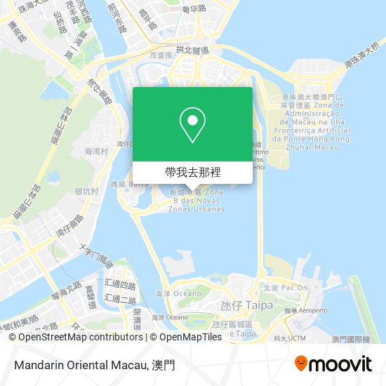 Mandarin Oriental Macau地圖