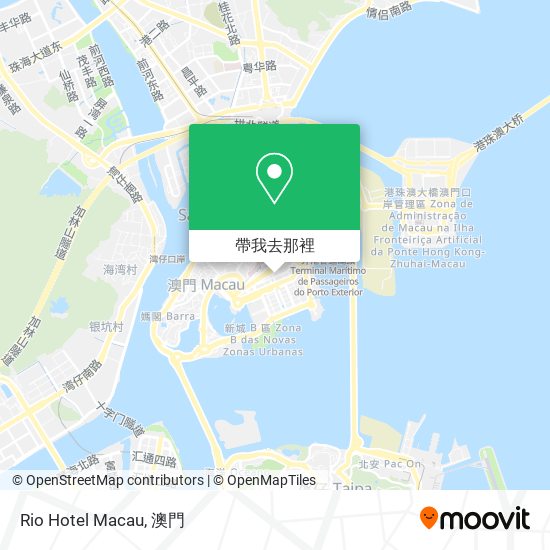 Rio Hotel Macau地圖