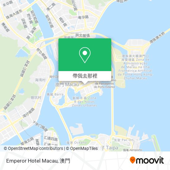 Emperor Hotel Macau地圖