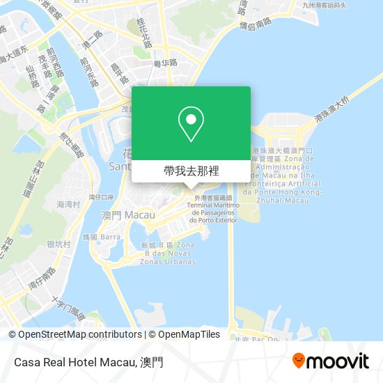 Casa Real Hotel Macau地圖