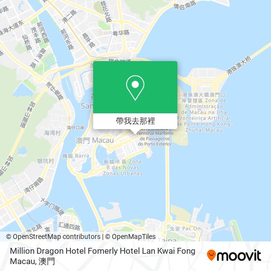 Million Dragon Hotel Fomerly Hotel Lan Kwai Fong Macau地圖