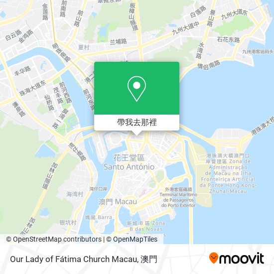 Our Lady of Fátima Church Macau地圖