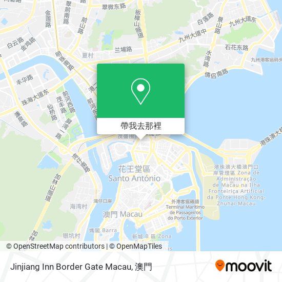 Jinjiang Inn Border Gate Macau地圖