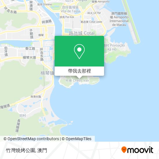 竹灣燒烤公園地圖