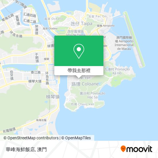 華峰海鮮飯店地圖
