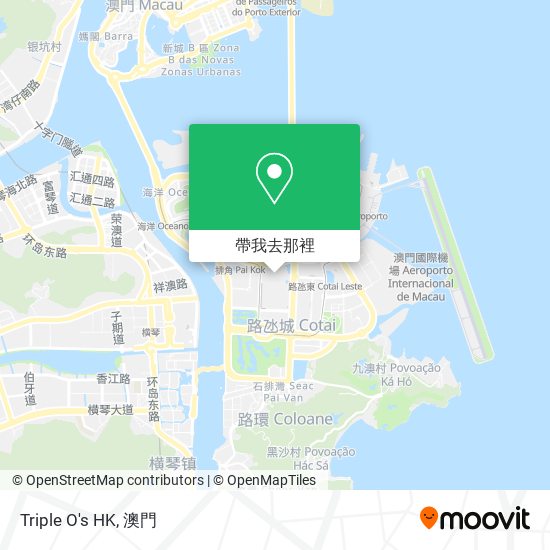 Triple O's HK地圖