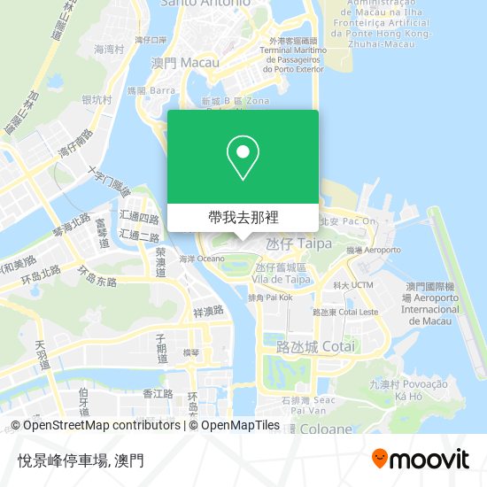 悅景峰停車場地圖