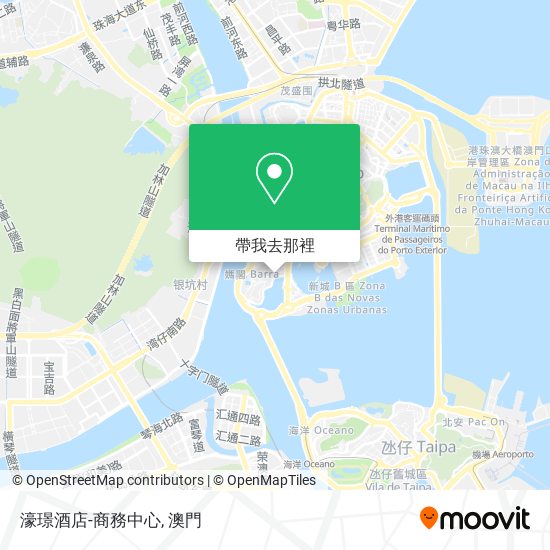 濠璟酒店-商務中心地圖