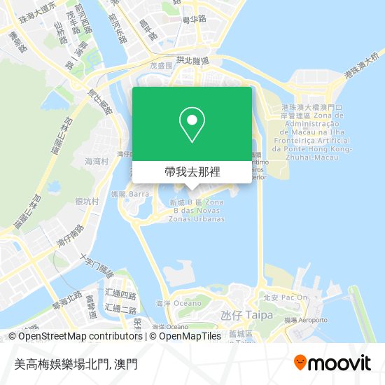美高梅娛樂場北門地圖