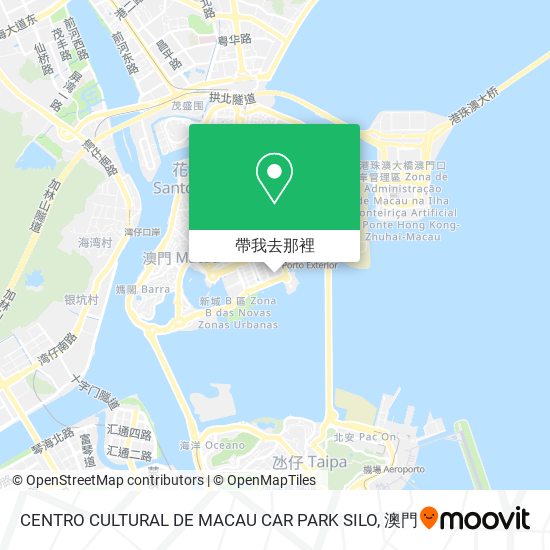 CENTRO CULTURAL DE MACAU CAR PARK SILO地圖