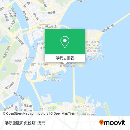 港澳(國際)免稅店地圖