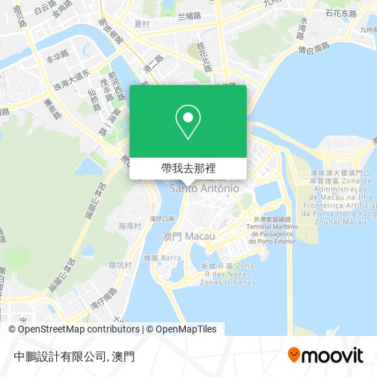 中鵬設計有限公司地圖