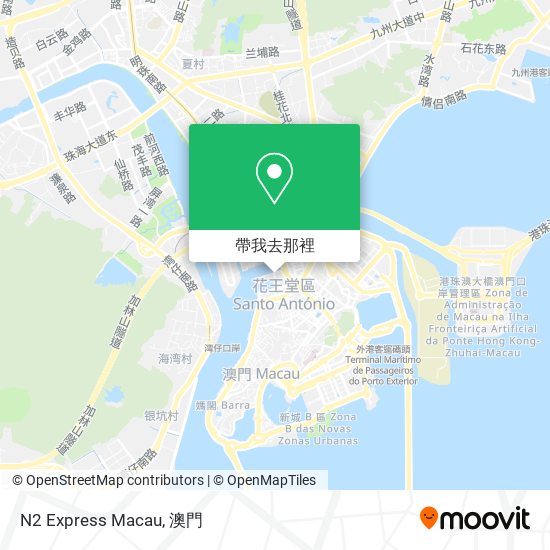 N2 Express Macau地圖