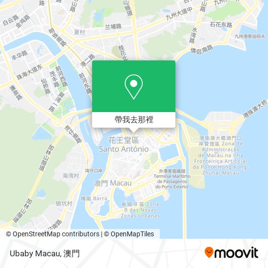 Ubaby Macau地圖