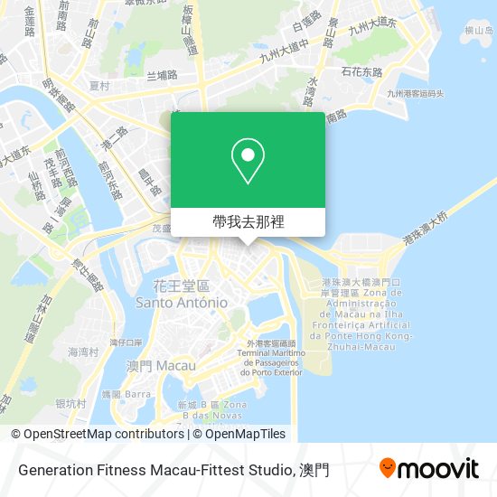 Generation Fitness Macau-Fittest Studio地圖