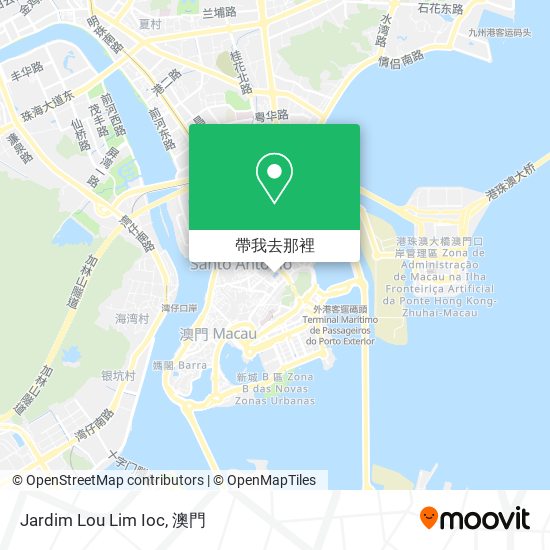 Jardim Lou Lim Ioc地圖