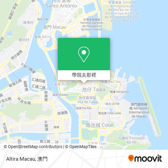 Altira Macau地圖