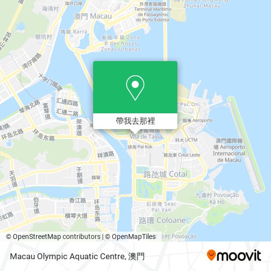 Macau Olympic Aquatic Centre地圖