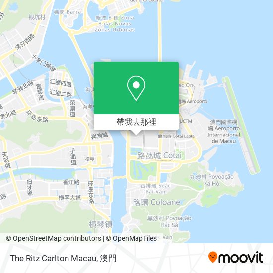 The Ritz Carlton Macau地圖