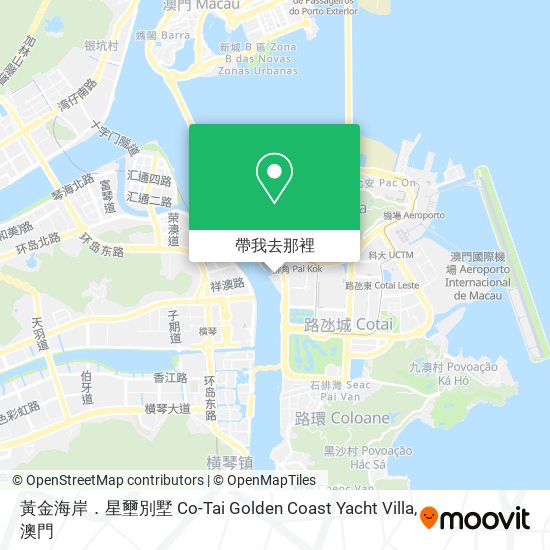 黃金海岸．星壐別墅 Co-Tai  Golden Coast Yacht Villa地圖
