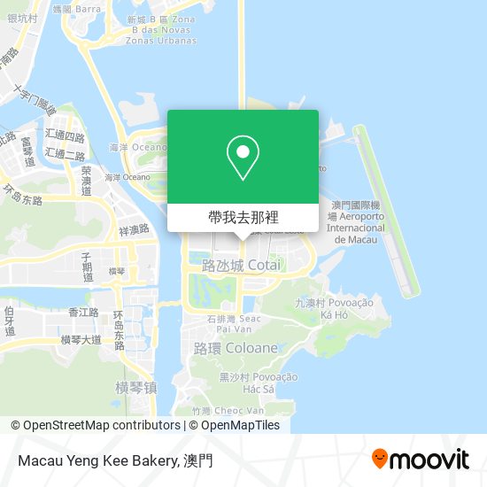 Macau Yeng Kee Bakery地圖