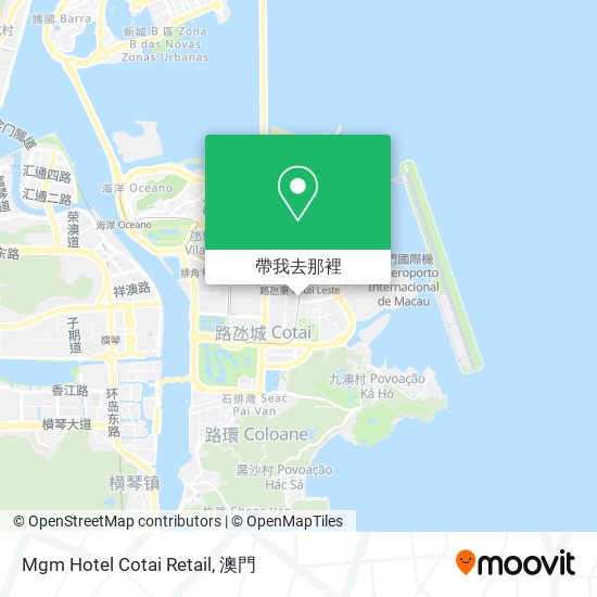Mgm Hotel Cotai Retail地圖