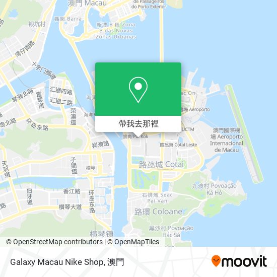 Galaxy Macau Nike Shop地圖