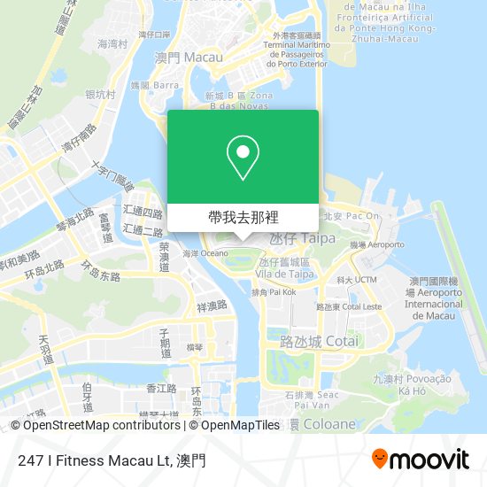 247 I Fitness Macau Lt地圖