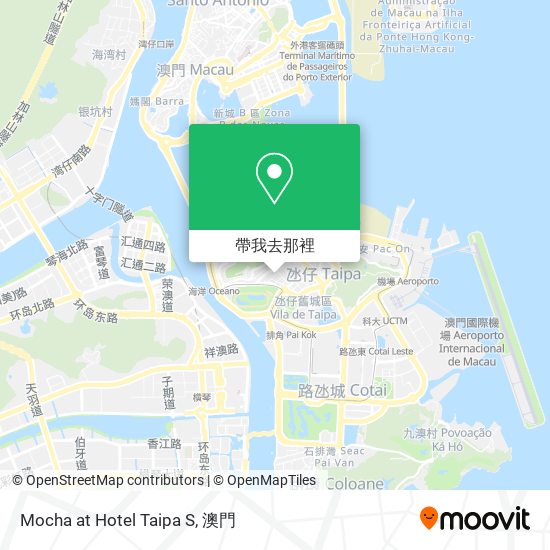 Mocha at Hotel Taipa S地圖