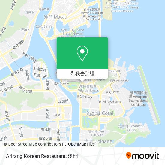 Arirang Korean Restaurant地圖