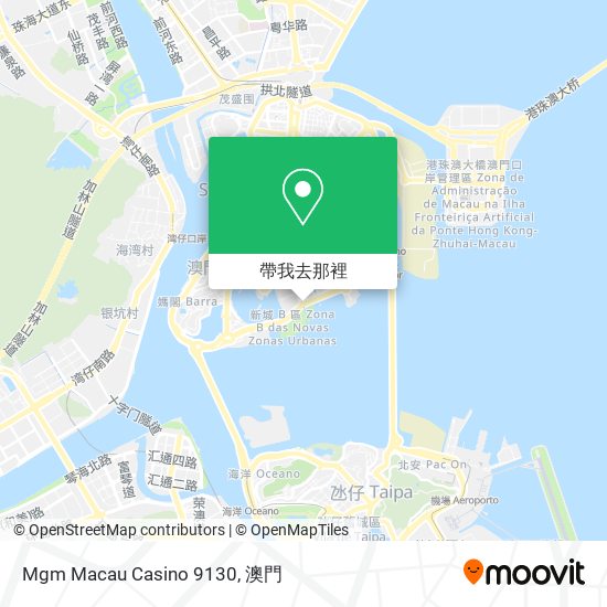 Mgm Macau Casino 9130地圖